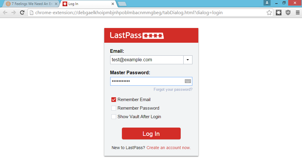 lastpass firefox extension